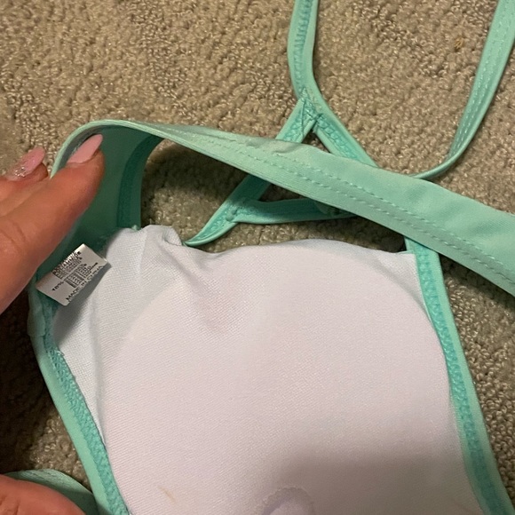 🫶TEAL👙SUPER CUTE🌈 Cut out Bikini SWIM 🔝 ❤️🔥🫶🏼 - Picture 6 of 7